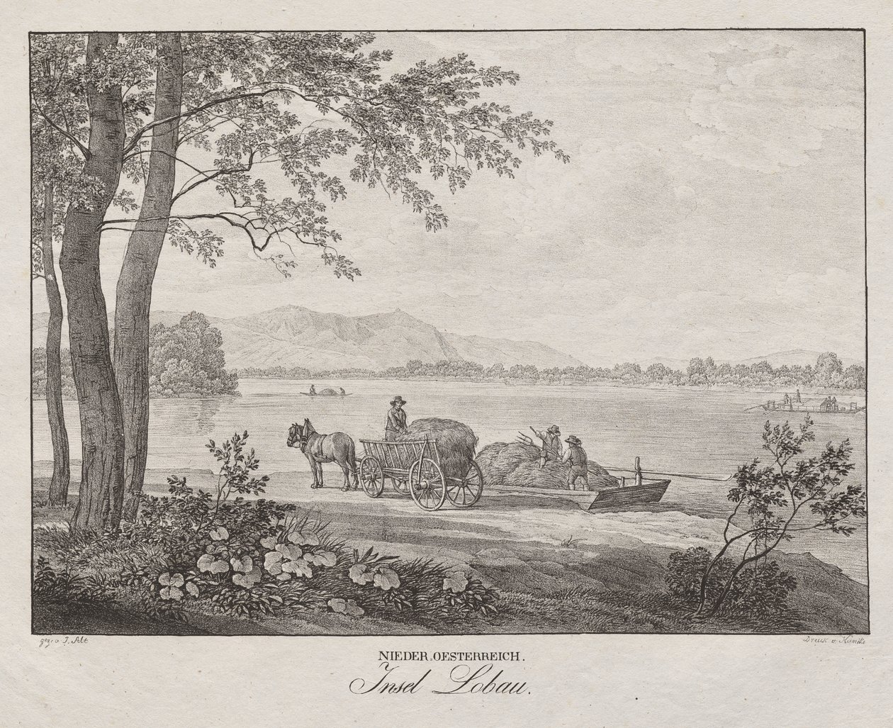 Baixa Áustria, Ilha Lobau de Jakob Alt