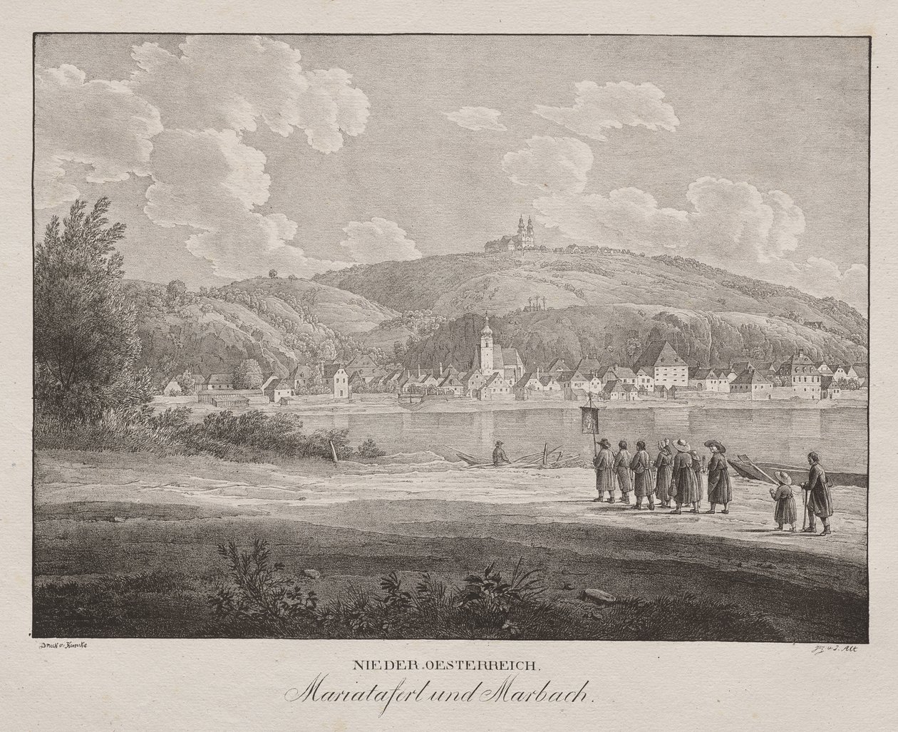 Baixa Áustria, Mariataferl e Marbach de Jakob Alt