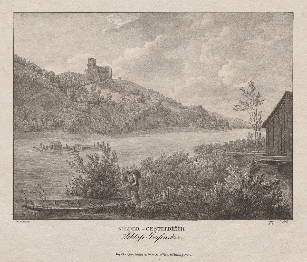Baixa Áustria, Castelo de Greifenstein de Jakob Alt