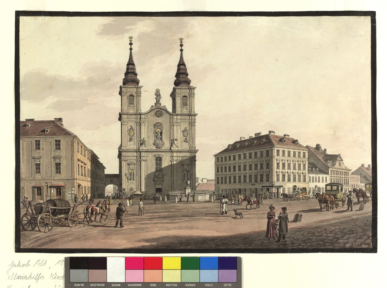 Igreja Paroquial de Mariahilf de Jakob Alt