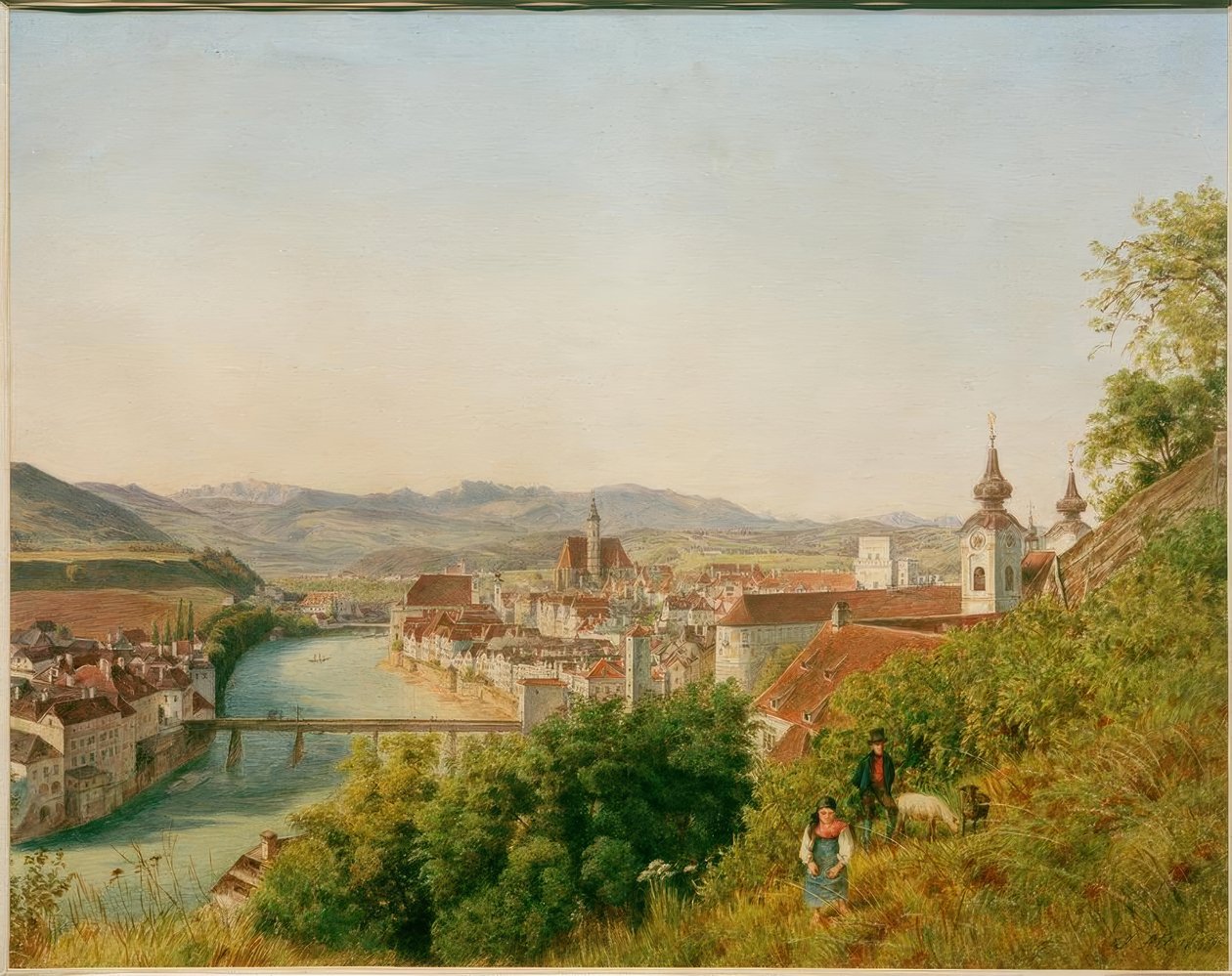 Steyr na Alta Áustria de Jakob Alt