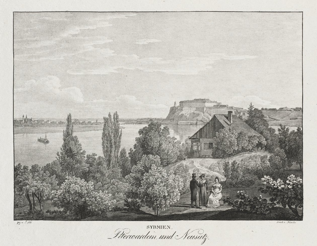 Syrmien, Peterwardein e Neusatz de Jakob Alt