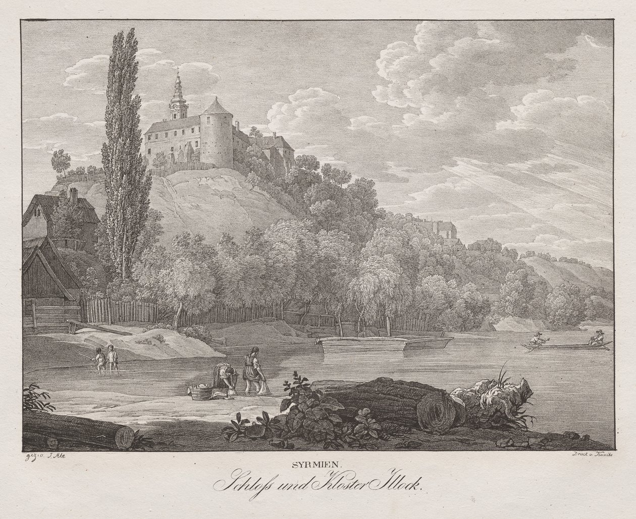 Syrmia, Castelo de Illock e Mosteiro de Jakob Alt