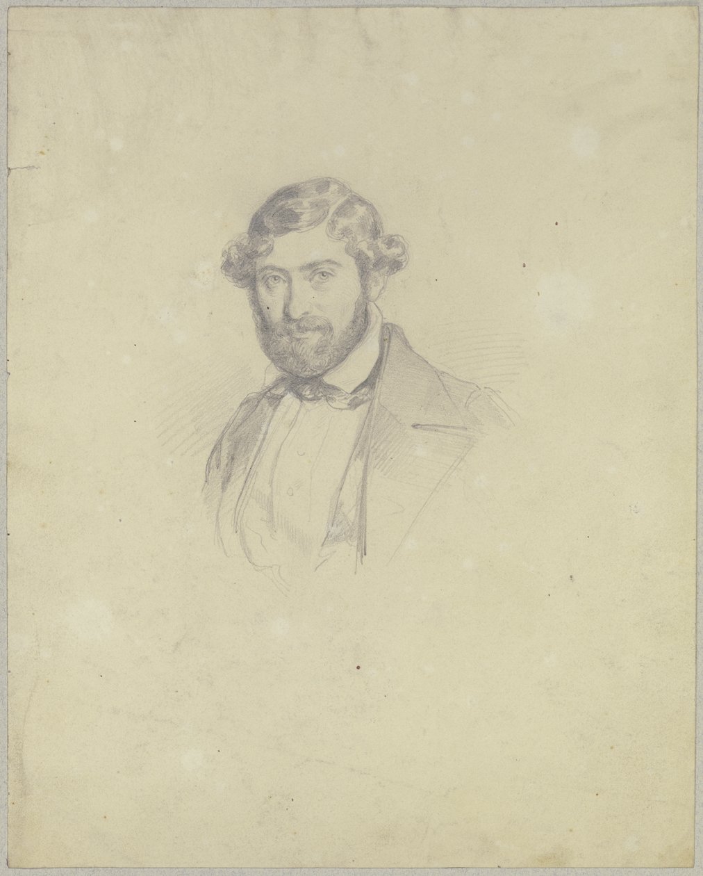 Retrato do músico Dresel de Geisenheim de Jakob Becker