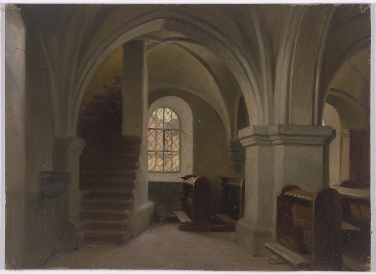 Interior de igreja de Jakob Becker