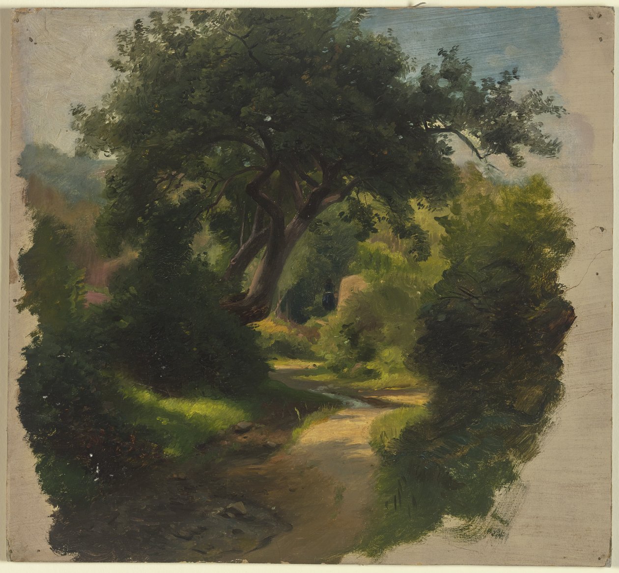 Caminho na floresta de Jakob Becker