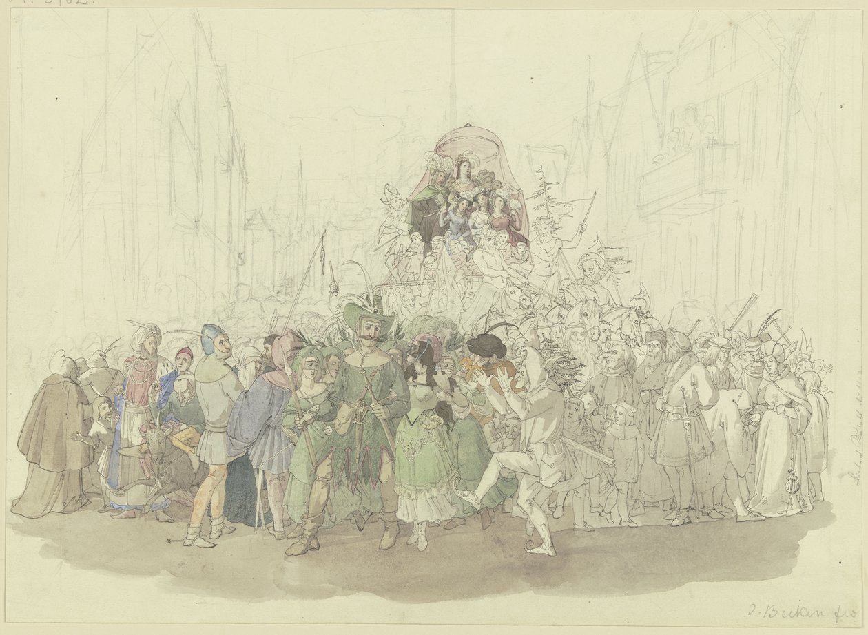 Desfile de Carnaval inspirado no romance de Karl Spindler «O Judeu» de Jakob Becker