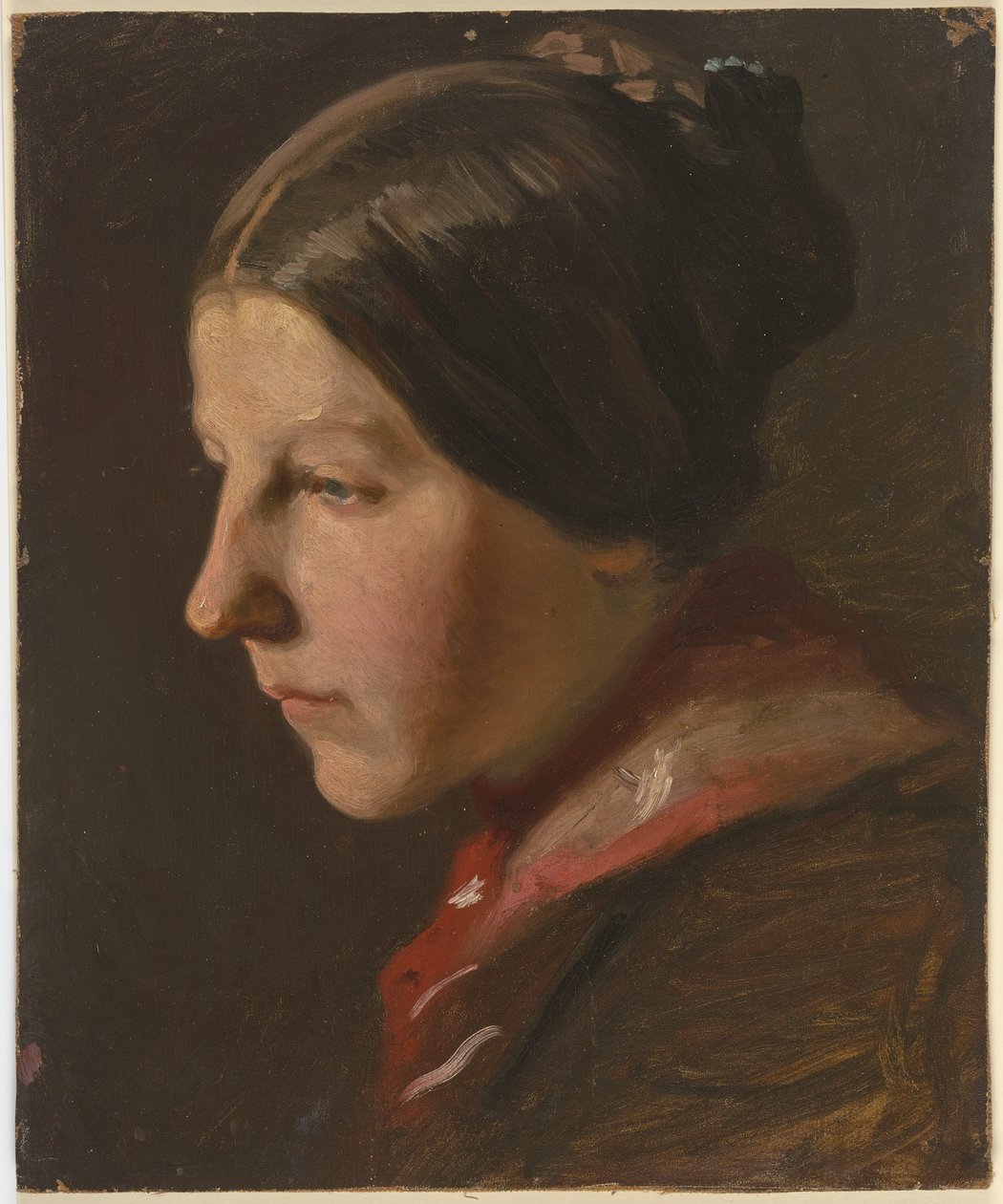 Retrato de uma camponesa de Jakob Becker