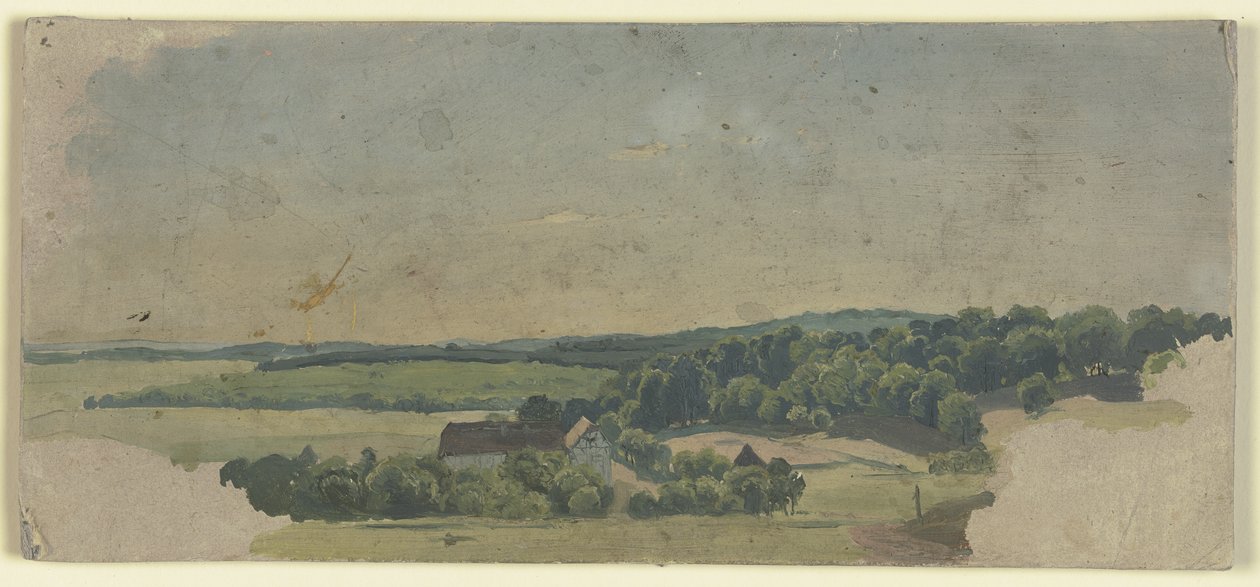 Pequena paisagem do Taunus de Jakob Becker