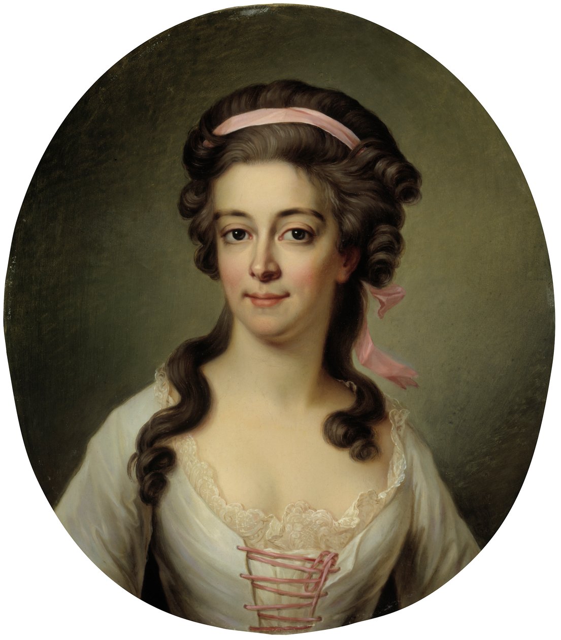 Retrato da Condessa Maria Eleonora Lewenhaupt, de solteira Koskull 1765-1823. de Jakob Björk