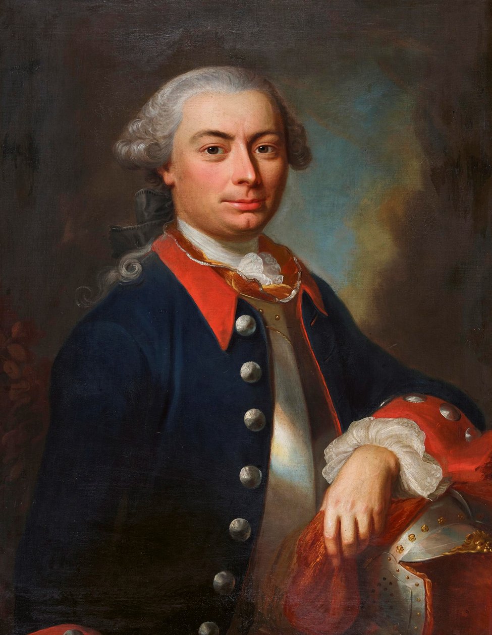 Retrato de Friedrich von Luternau (1727-1797). de Jakob Emanuel Handmann