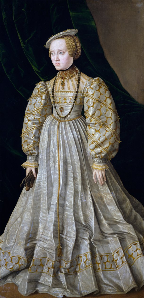 Retrato de Anna da Áustria (óleo sobre tela) de Jakob Seisenegger