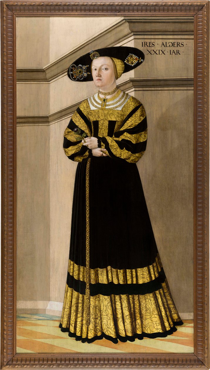 Retrato de Anna von Rosental, 1529. de Jakob Seisenegger