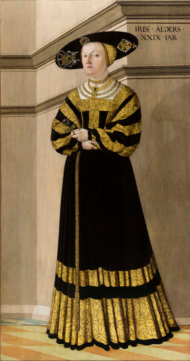 Retrato de Anna von Rosental, 1529. de Jakob Seisenegger