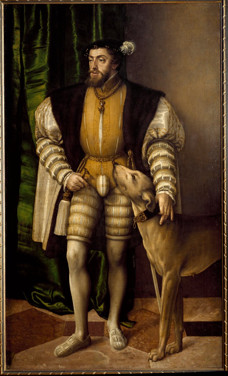 Retrato de Carlos V Imperador da Alemanha de Jakob Seisenegger