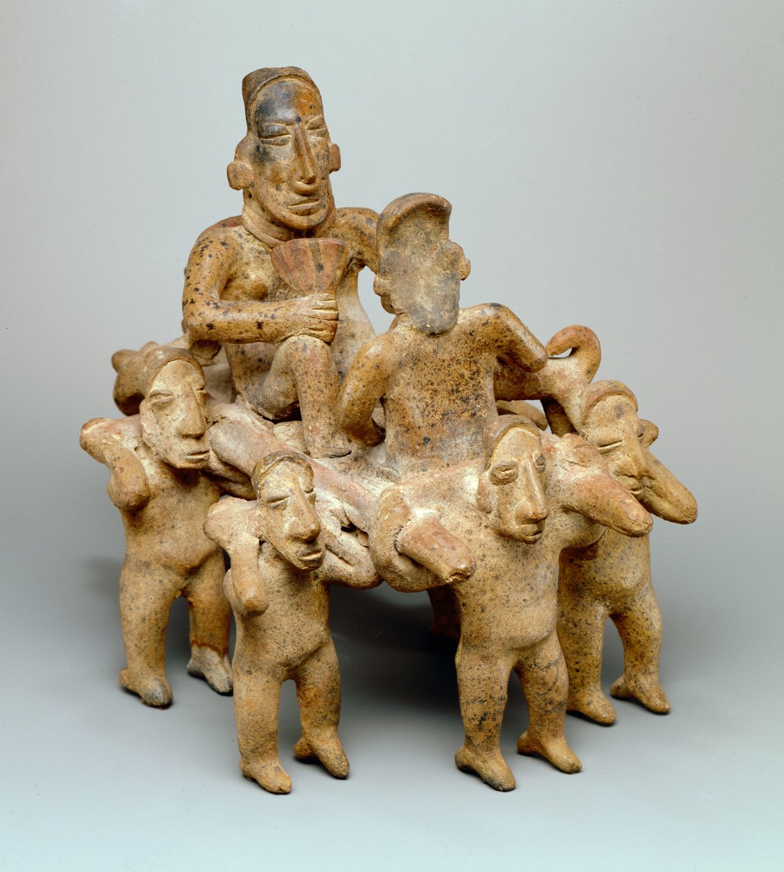 Casal na maca (barro) de Jalisco