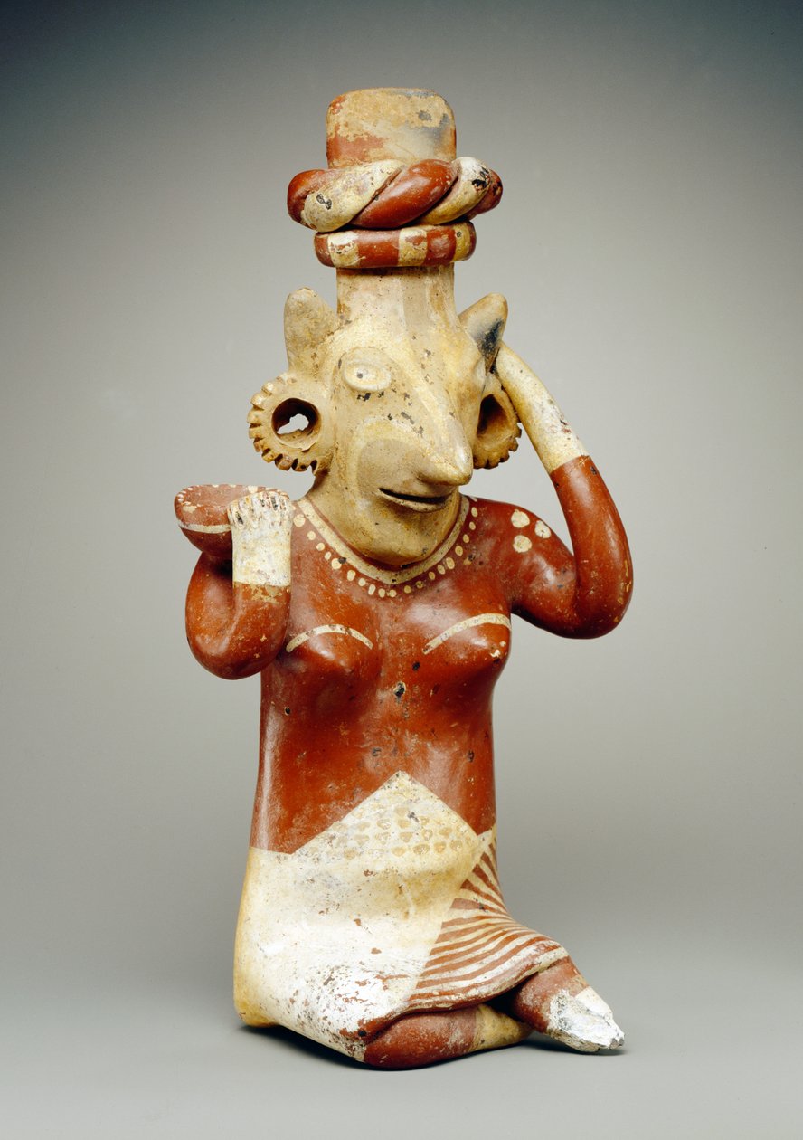Estatueta feminina (cerâmica) de Jalisco