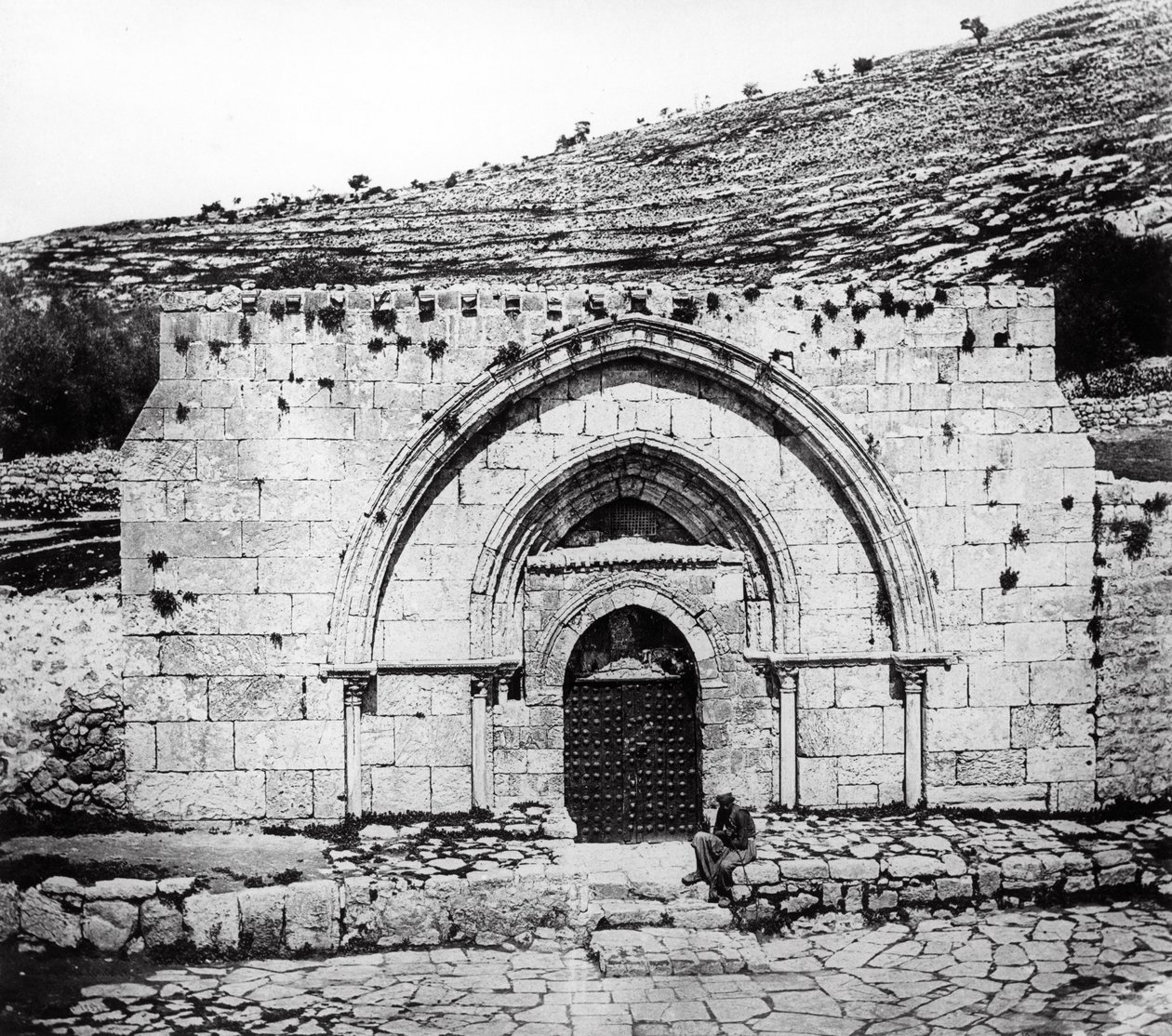Capela da Virgem, 1857 de Felice Beato