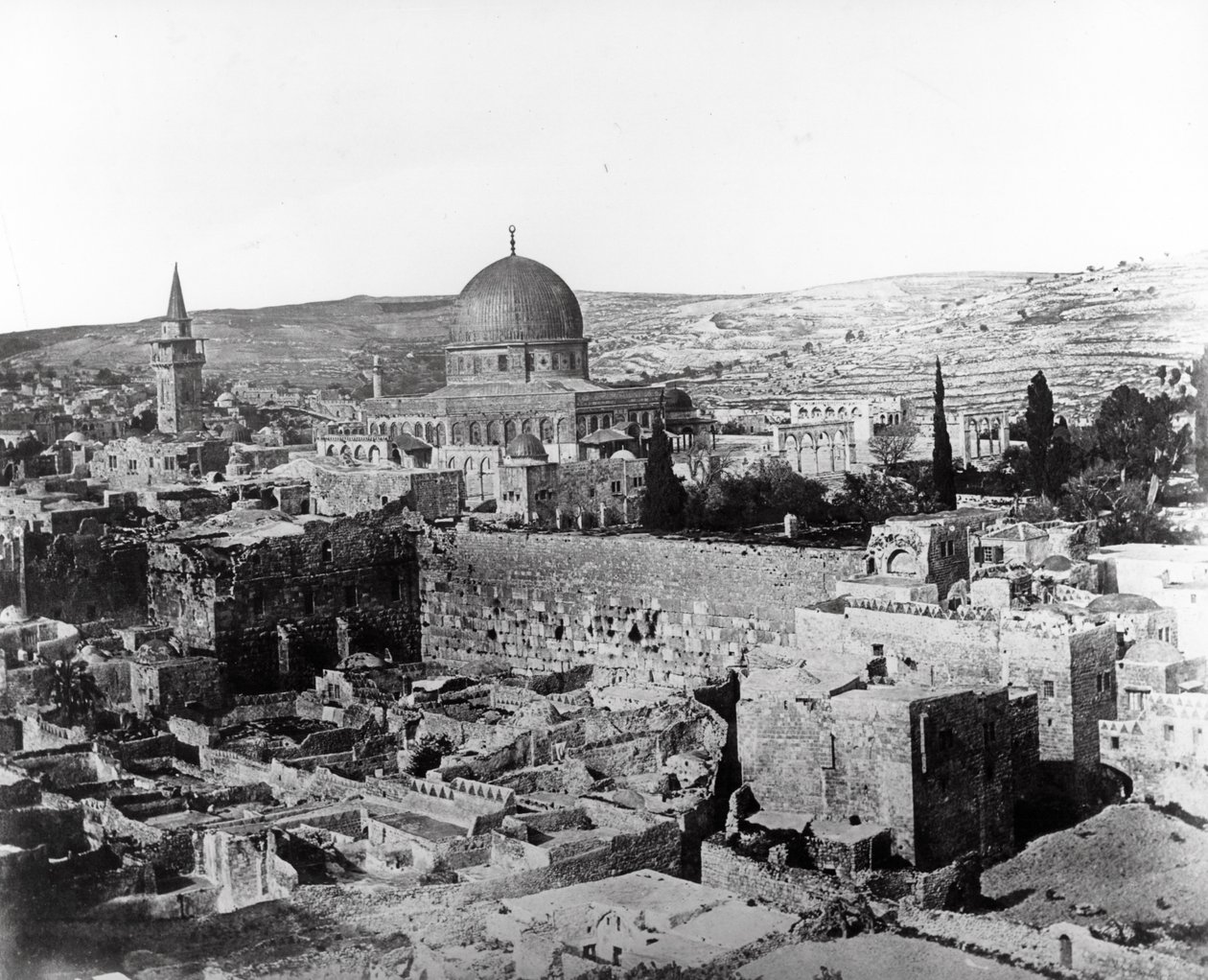 Cúpula da Rocha, 1857 de Felice Beato