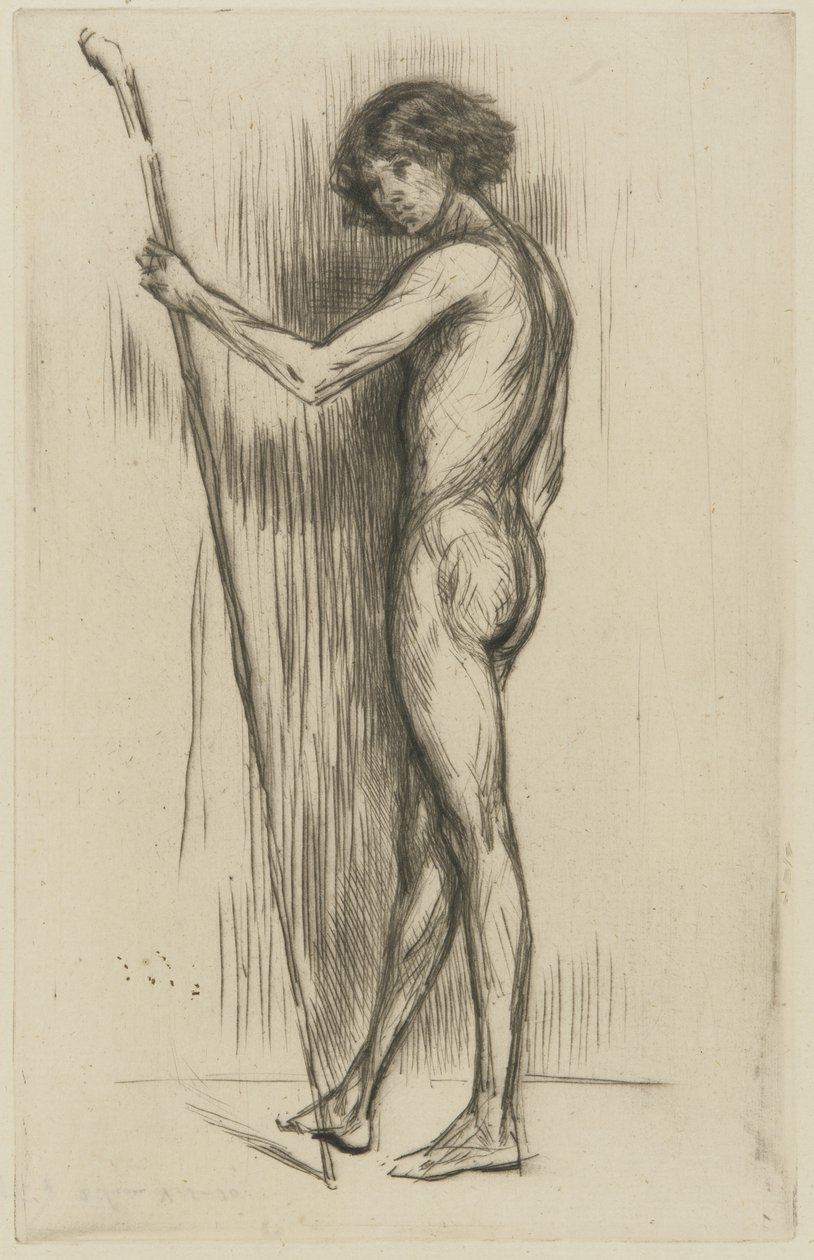 Fosco, 1872 (ponto seco no papel) de James Abbott McNeill Whistler