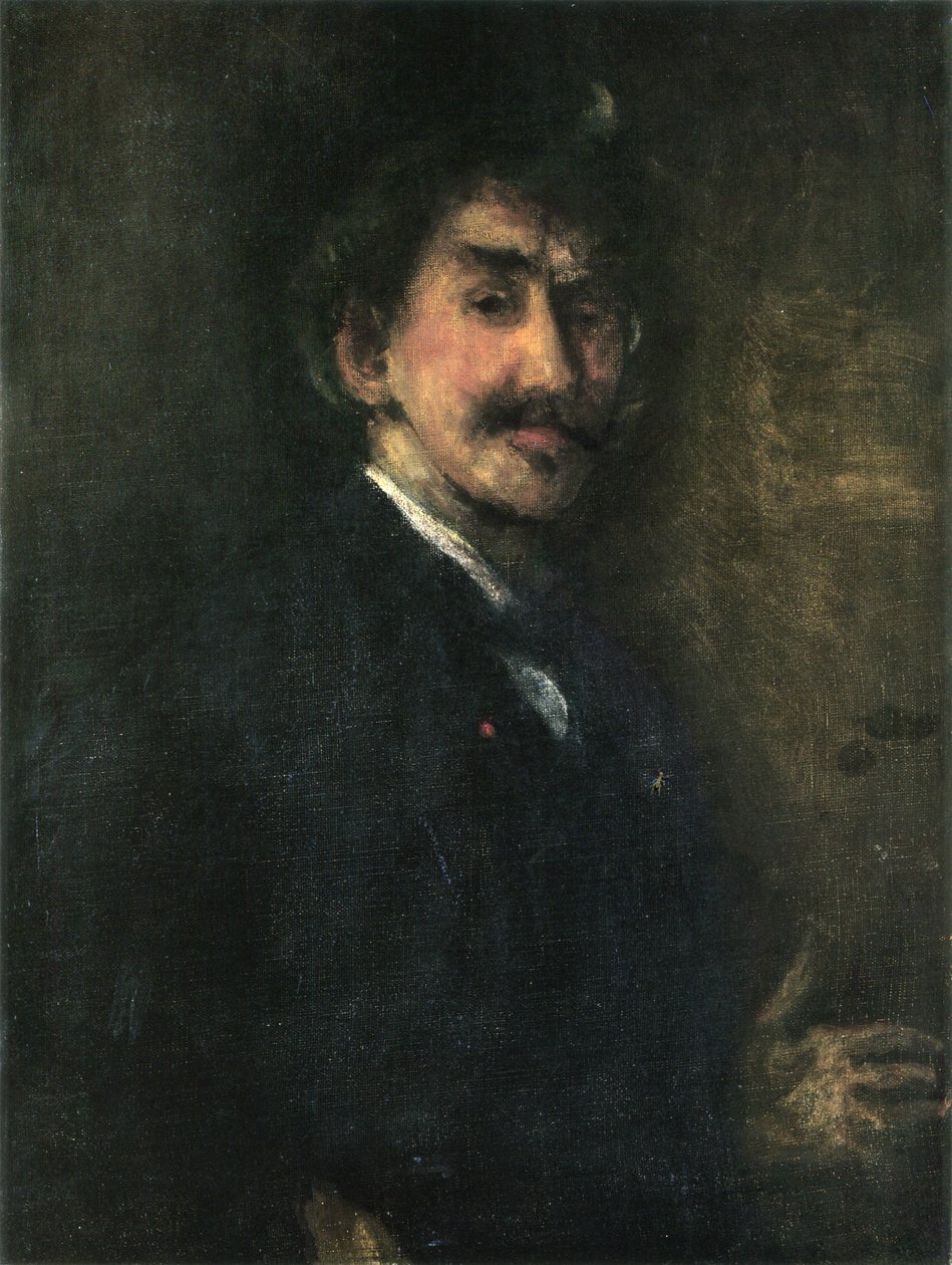 Ouro e marrom: auto-retrato de James Abbott McNeill Whistler