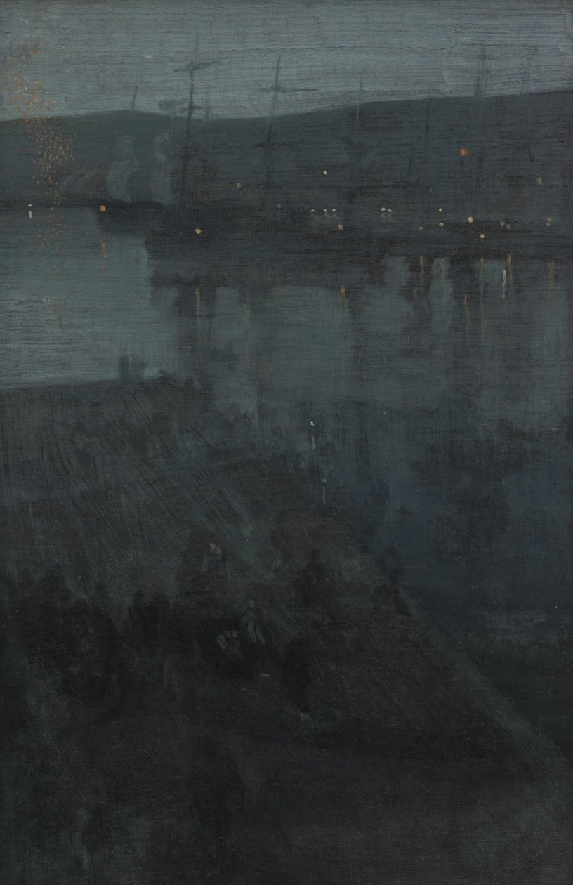 Noturno em Azul e Dourado - Valparaíso de James Abbott McNeill Whistler
