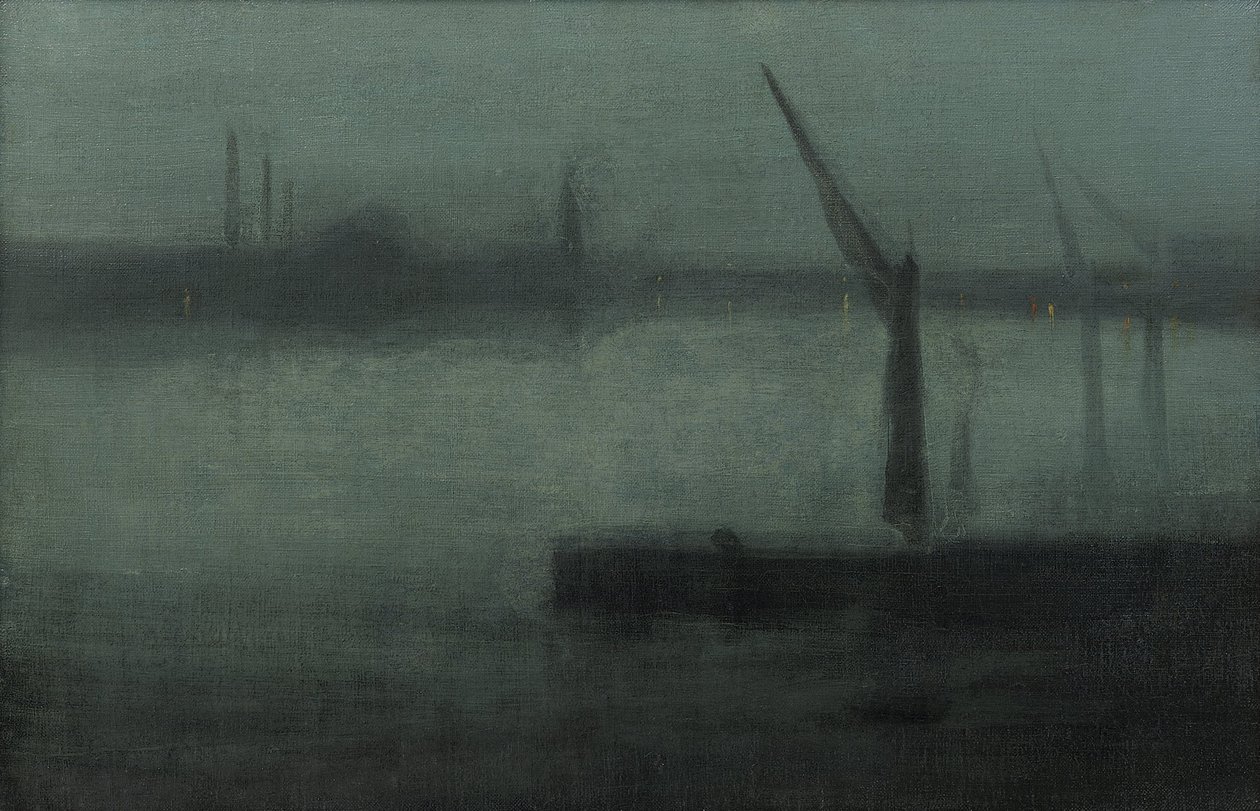 Nocturne Azul e Prata - Battersea Reach de James Abbott McNeill Whistler