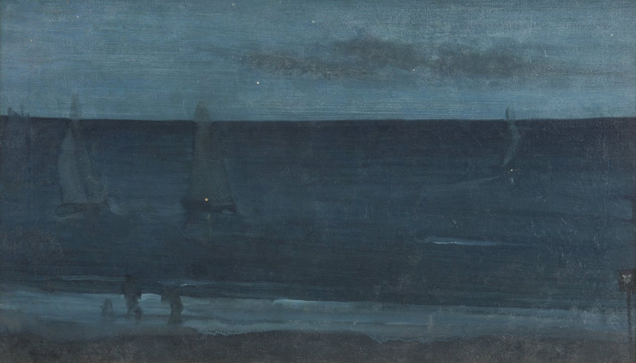 Noturna - Azul e Prata - Bognor de James Abbott McNeill Whistler