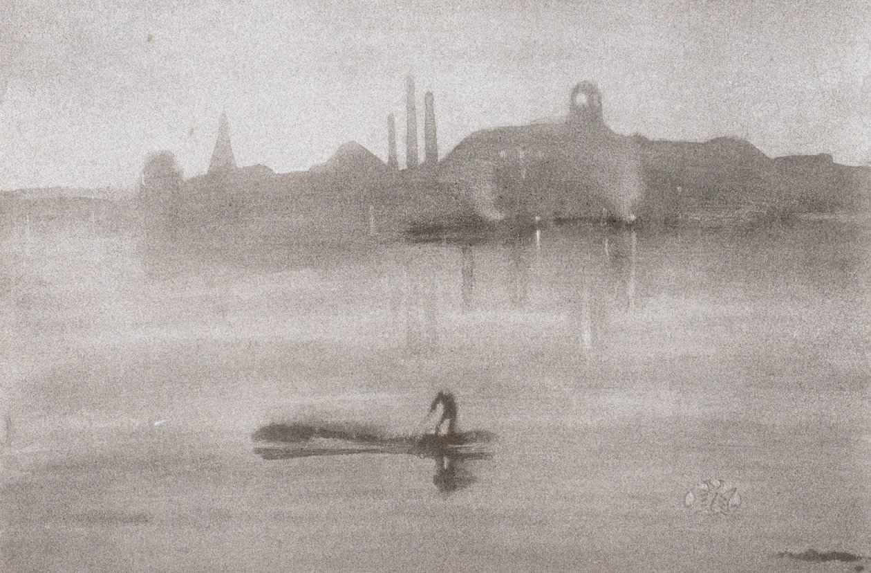 Nocturne - o rio em Battersea de James Abbott McNeill Whistler