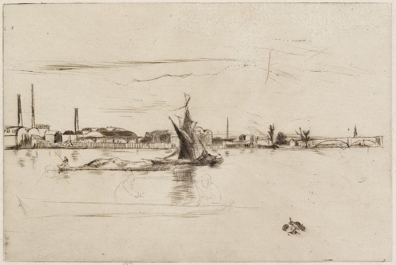 Price&39;s Candle Works, 1875 de James Abbott McNeill Whistler