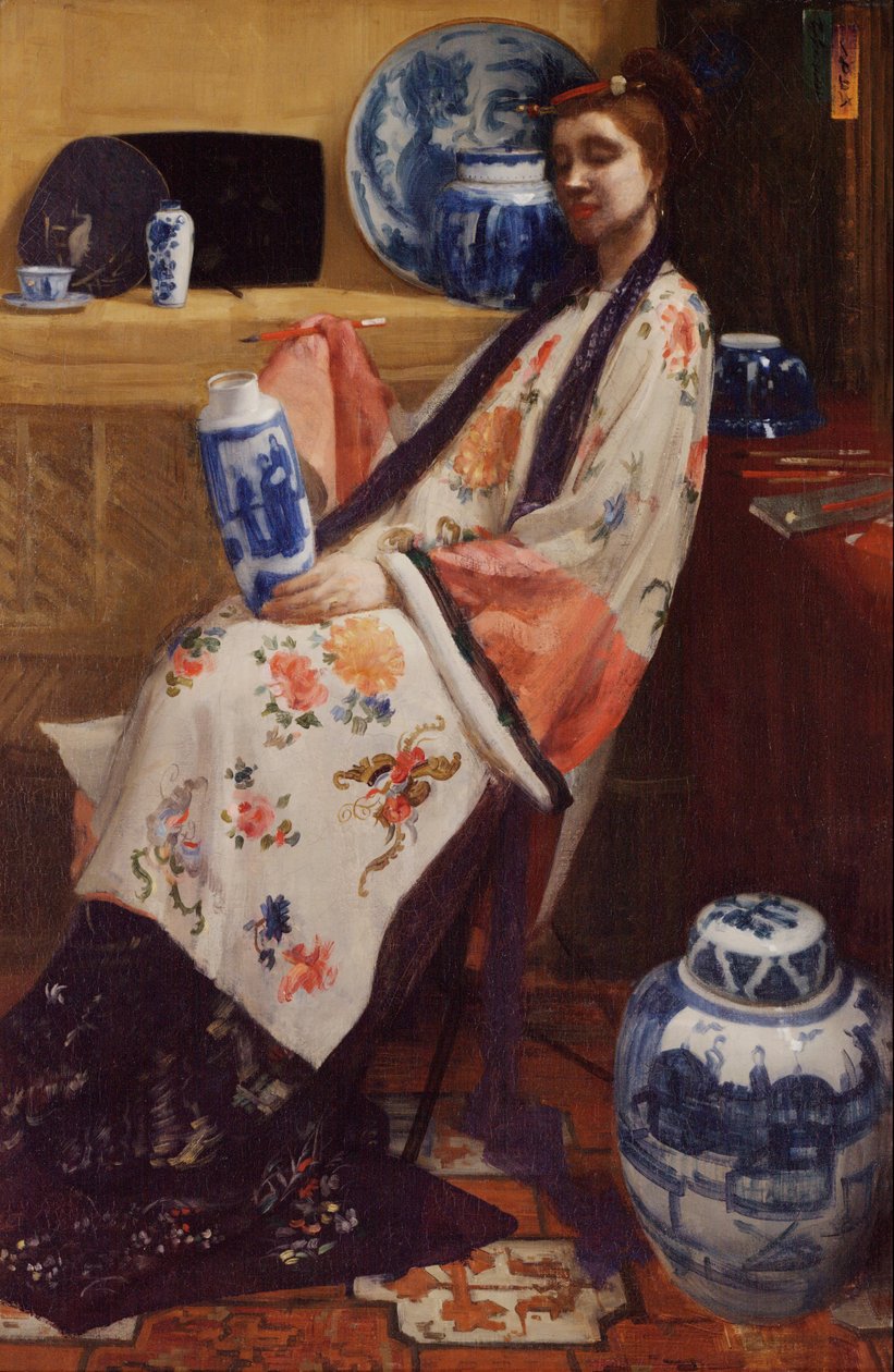 Roxo e Rosa - O Lange Leizen das Seis Marcas de James Abbott McNeill Whistler