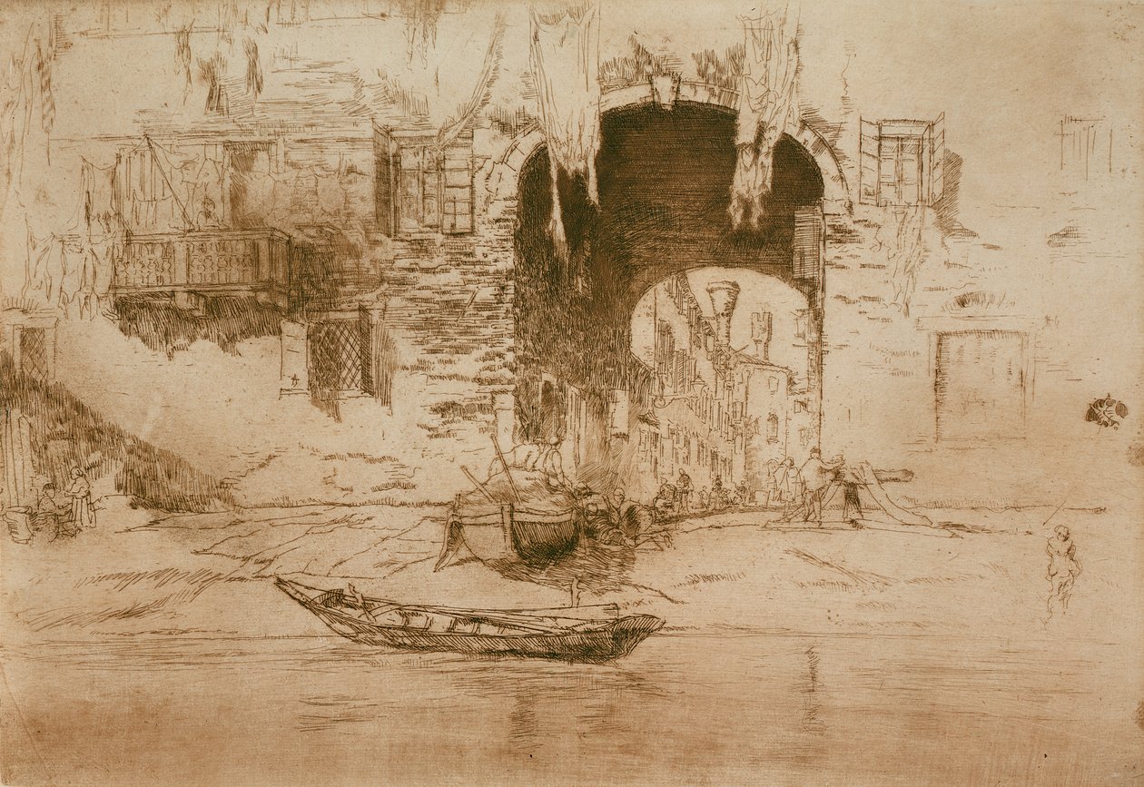 San Biagio, Veneza, 1879-80 de James Abbott McNeill Whistler