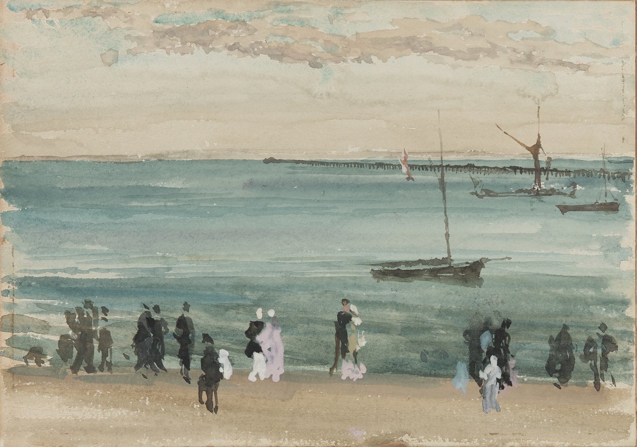 Southend Pier, 1883-84 de James Abbott McNeill Whistler