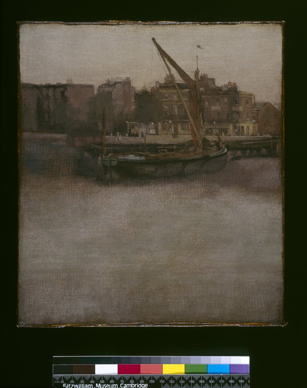 Sinfonia em cinza e marrom (Lindsey Row, Chelsea), c.1834-1948 de James Abbott McNeill Whistler
