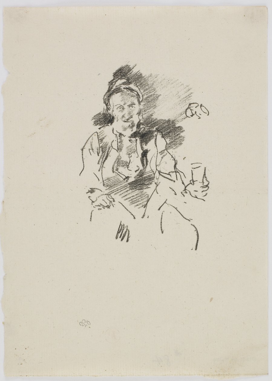 O Mestre Smith, 1895 (litografia no papel) de James Abbott McNeill Whistler