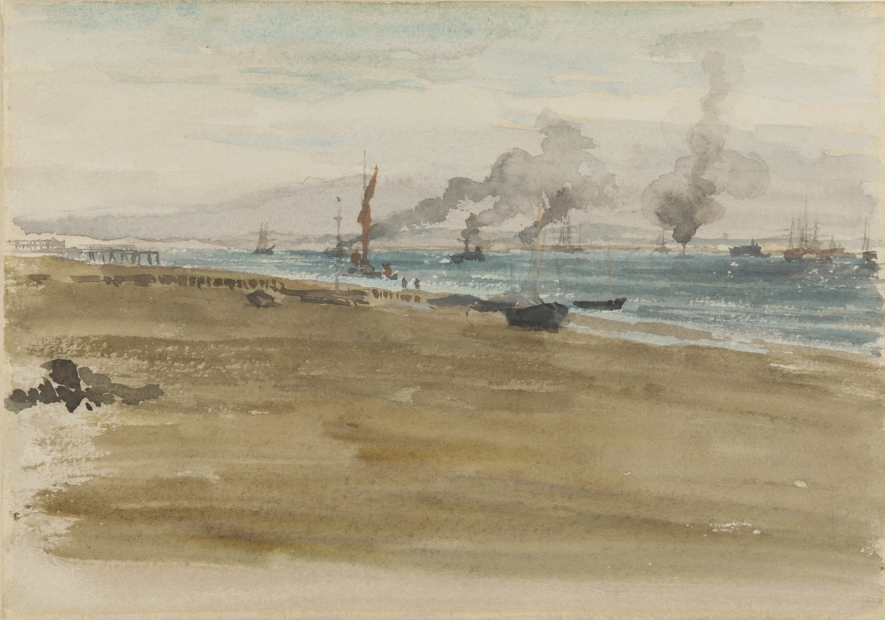 A boca do rio, 187677 de James Abbott McNeill Whistler