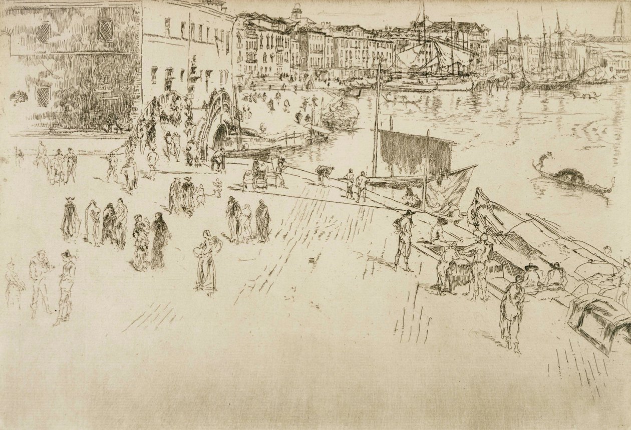 O Riva, nº 1 de James Abbott McNeill Whistler