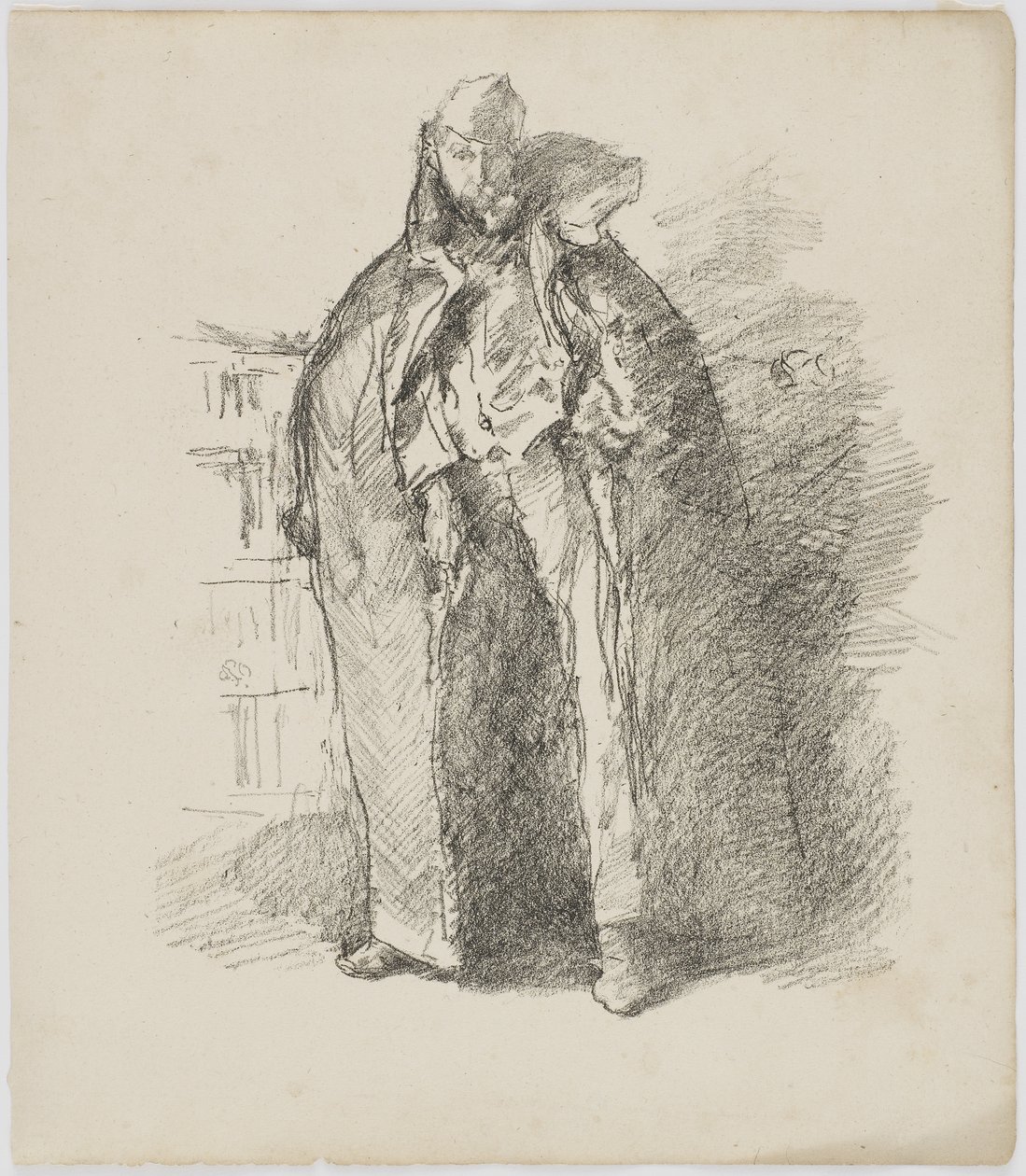 O russo Schube, 1896 (litografia sobre papel) de James Abbott McNeill Whistler