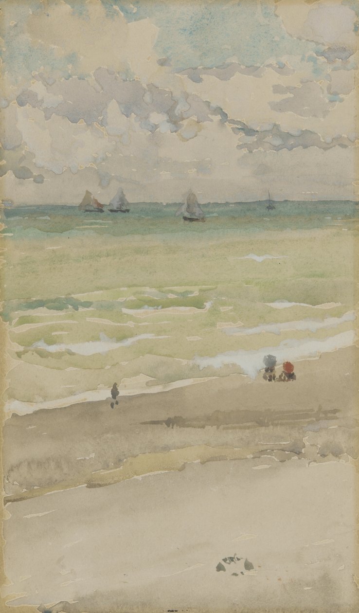 O litoral, c.1885 de James Abbott McNeill Whistler