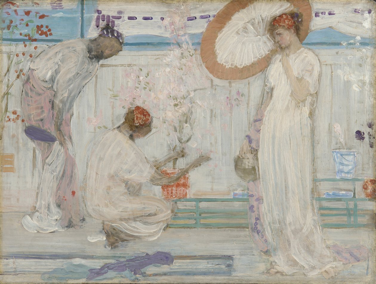 A Sinfonia Branca - Três Garotas de James Abbott McNeill Whistler