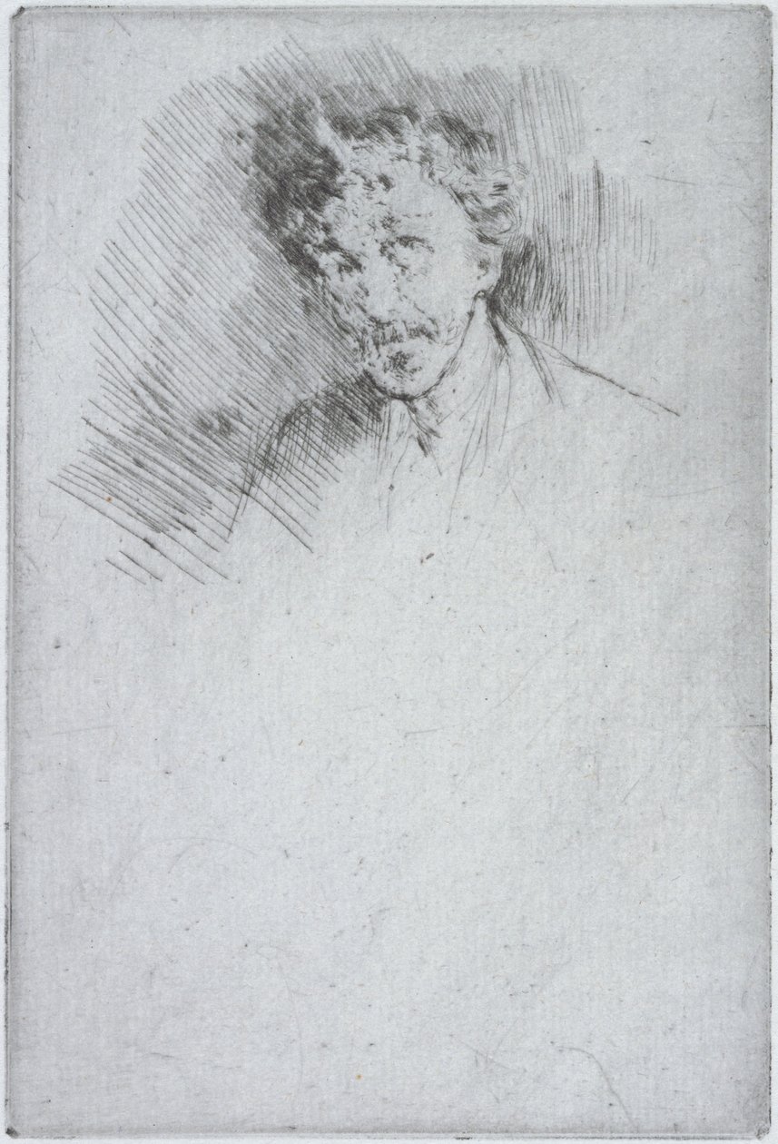 Assobiador com o Bloqueio Branco, 1879 de James Abbott McNeill Whistler