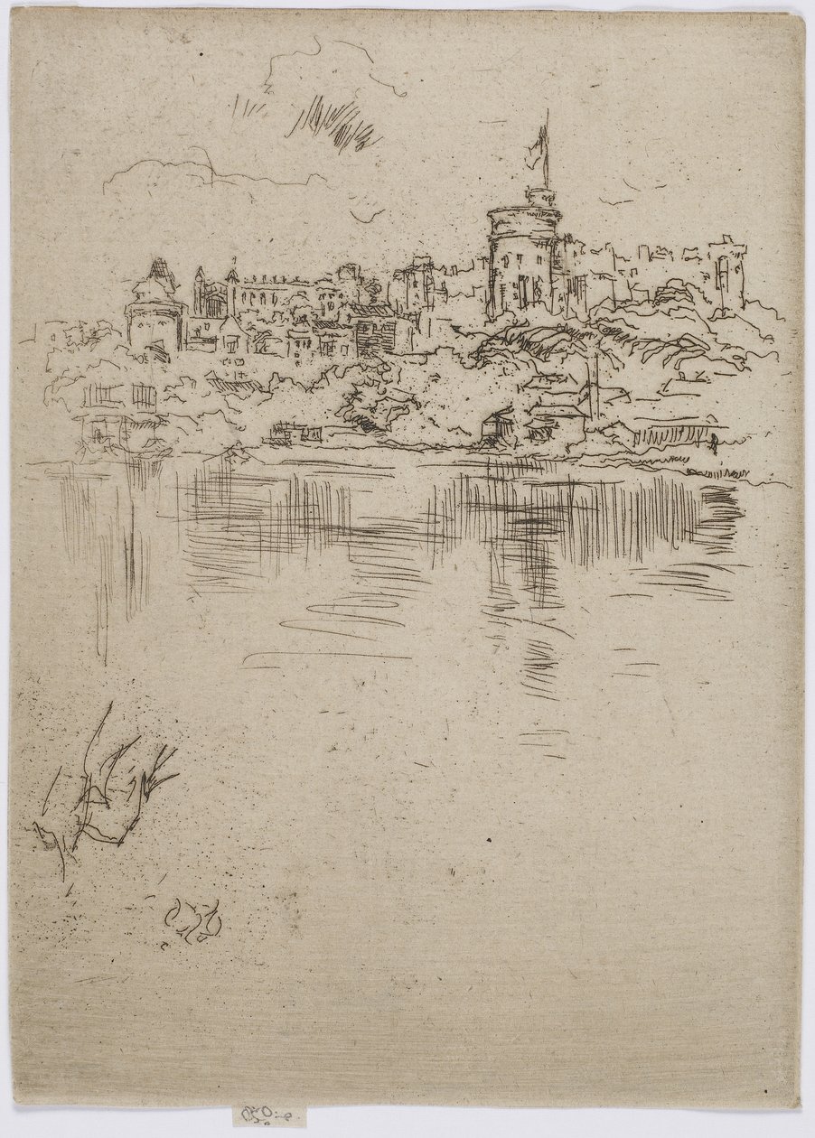 Windsor, nº 2, 1887 (gravura no papel) de James Abbott McNeill Whistler