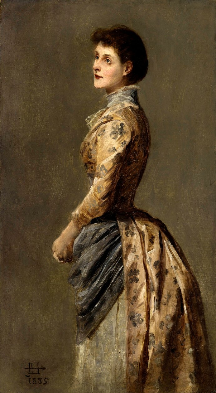 Retrato de uma menina, 1885 de James Archer