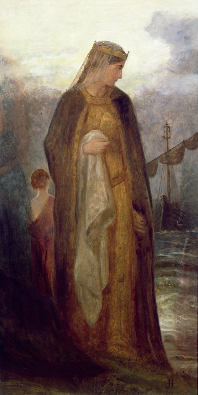 Rainha Guinevere, 1860 de James Archer
