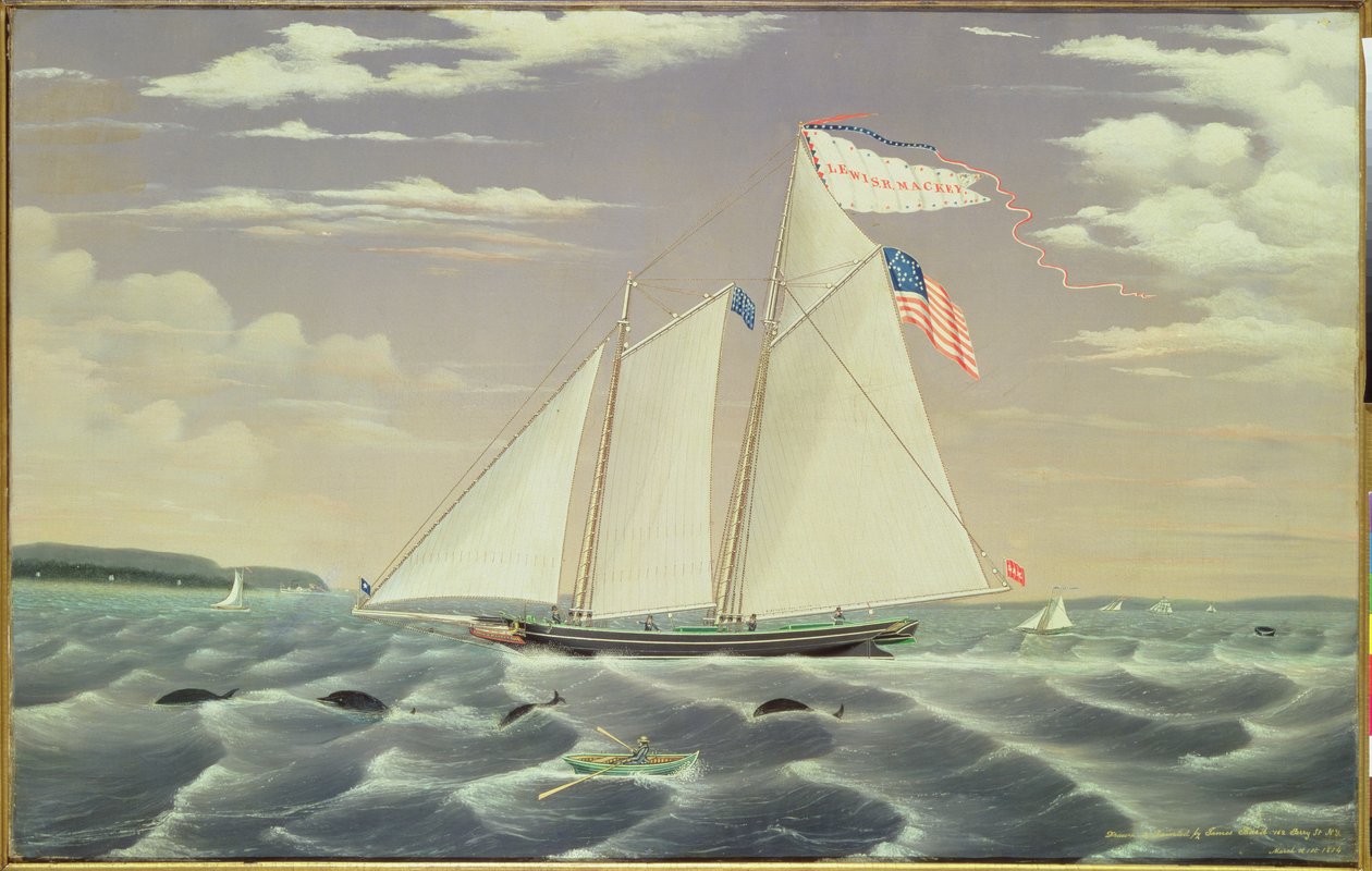 Escuna "Lewis R. Mackey", 1854 de James Bard