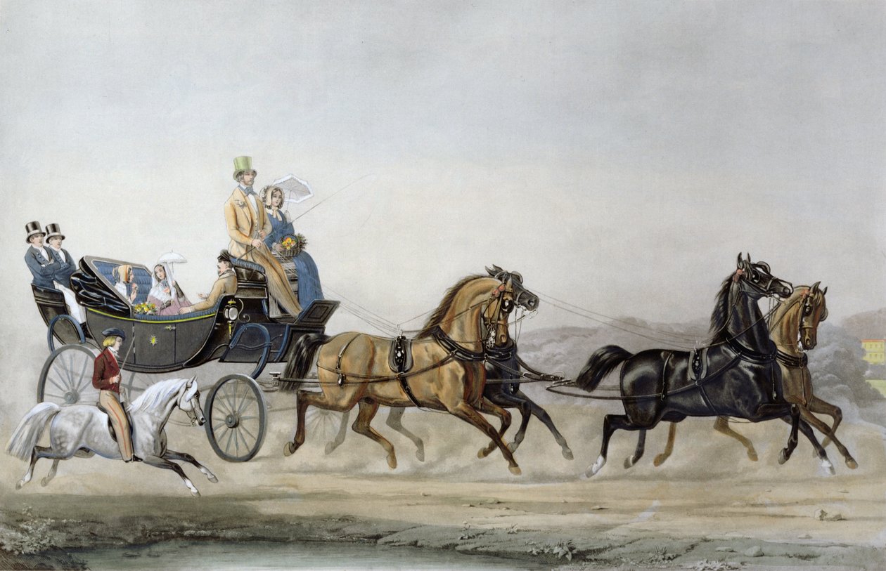 A caminhada, gravada por R. Woodman de James Barenger