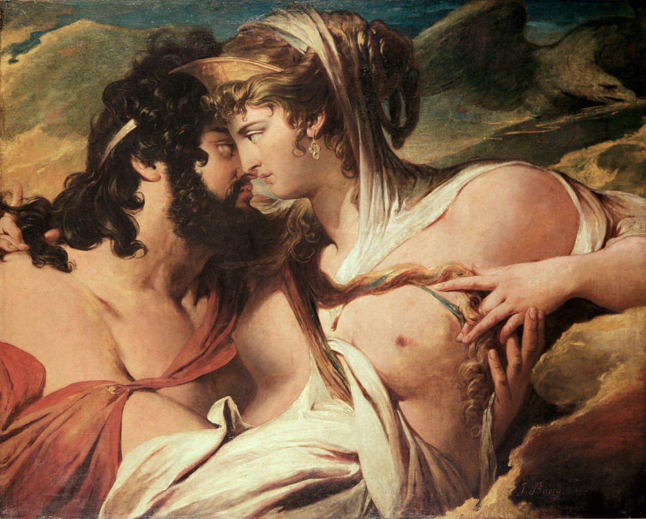 Júpiter e Juno no Monte Ida de James Barry