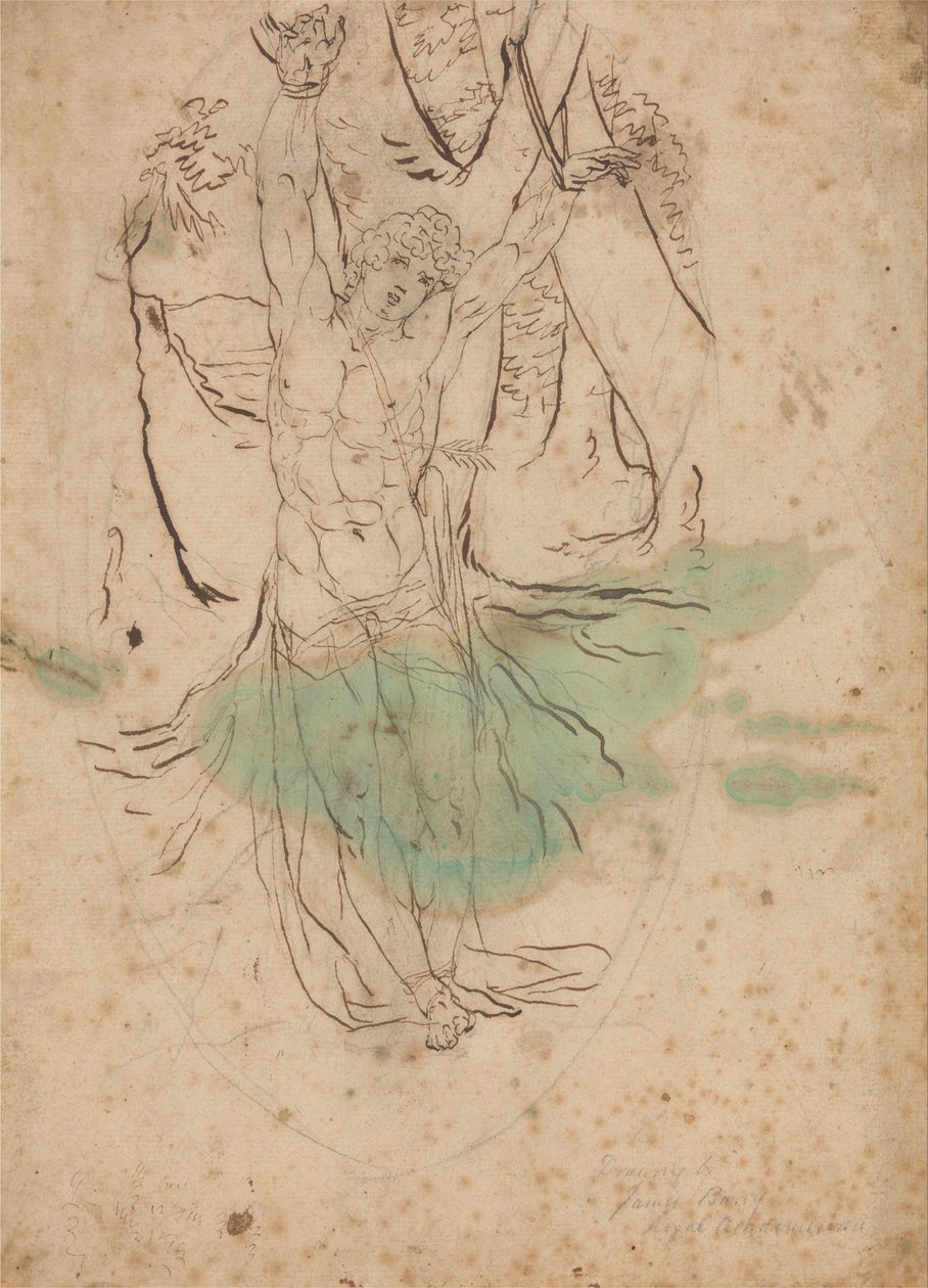 Estude para São Sebastião de James Barry