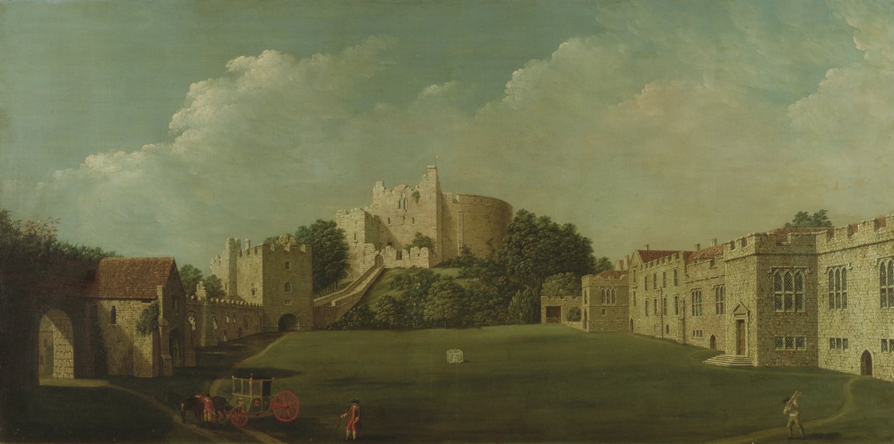 Castelo de Arundel, Guarde e Quadrângulo, c.1770 de James Canter