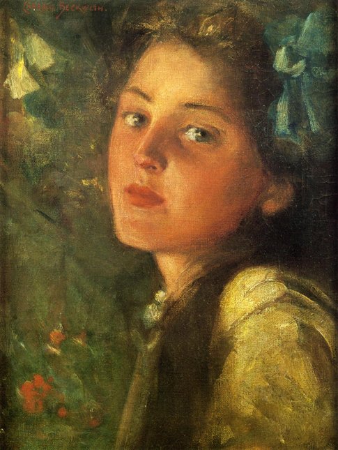 Um olhar melancólico de James Carroll Beckwith